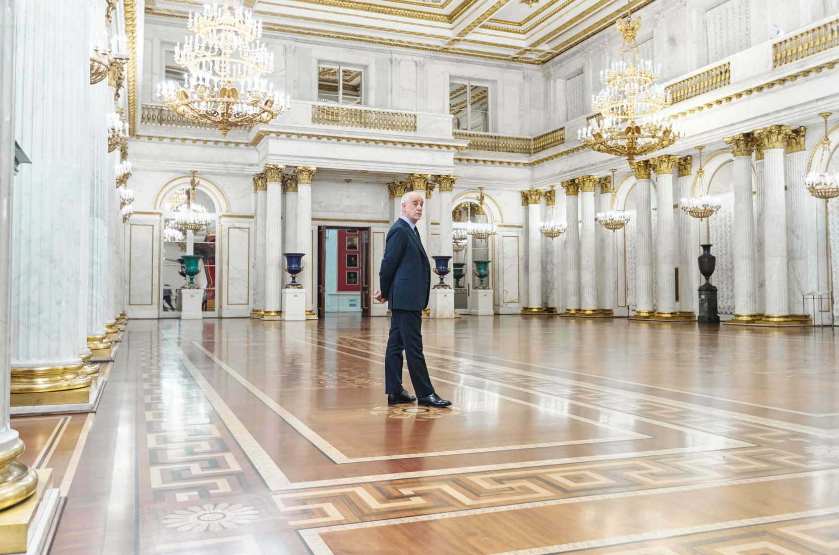 Toni Servillo v dokumentu o Ermitáži